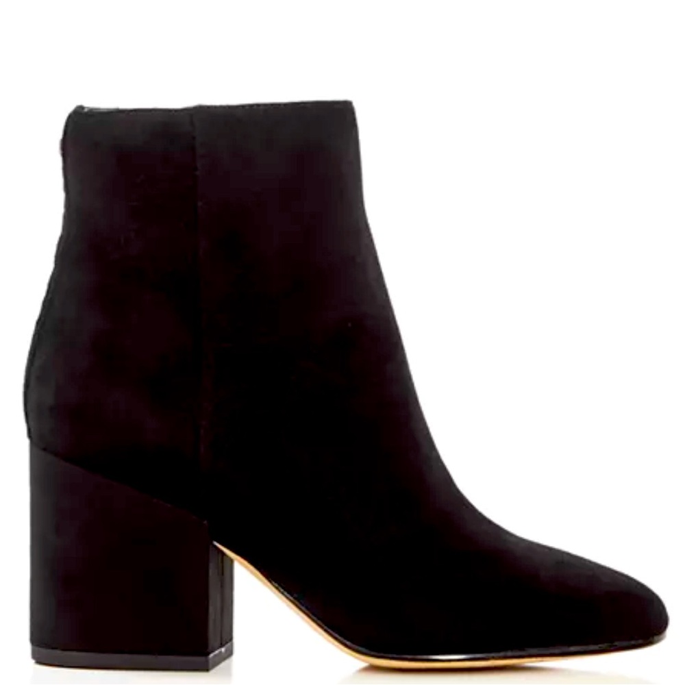 Sam Edelman Black Suede Taye Booties